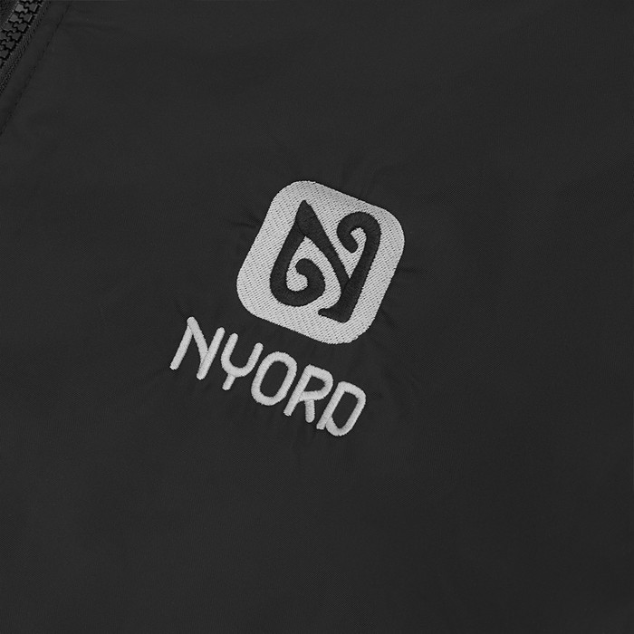 2024 Nyord Sherpa Ullfodrad Robe NCRAD - Black / Ecru
